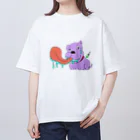 ななもちゃんのぱーぷるくん Oversized T-Shirt