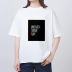 レモングラスのNEVER GIVE UP ネバーギブアップ オーバーサイズTシャツ