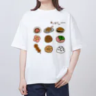 Siderunの館 B2の画伯チックな和菓子 オーバーサイズTシャツ