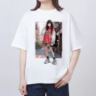 sports_musumeのバスケ女子 | 休日の街ぶら Oversized T-Shirt