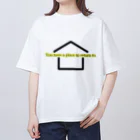 マッシュのハウスとレター Oversized T-Shirt