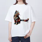 宇宙猫の宇宙猫08 Oversized T-Shirt