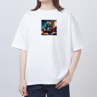 リノトのゲムグリベア オーバーサイズTシャツ