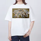 日常をのぞき見してみるの将棋 shogi オーバーサイズTシャツ