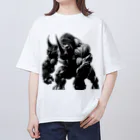 animal×animalのgorilla×rhinoceros=? Oversized T-Shirt