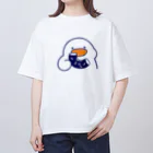 ホンダマイのドーナツ食べるあひるちゃん Oversized T-Shirt