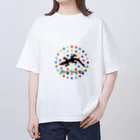 Maum Saek-kkalのColorful polka dot T オーバーサイズTシャツ