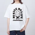 グラフィンのNO RICE NO LIFE ノーライスノーライフ Oversized T-Shirt