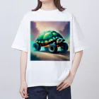 あにまるずSHOPのスピードタートル Oversized T-Shirt