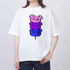 1000屋のカロリーベアだんご Oversized T-Shirt