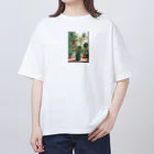 kamako-0608の観葉植物のイラスト Oversized T-Shirt