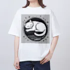 ライクアニマルズの寝顔ぬっこ002 オーバーサイズTシャツ