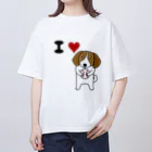 Mrs.Bean/ミセスビーンのボール拾ったワン Oversized T-Shirt