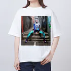 shiba9のパンクガール Oversized T-Shirt