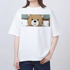 クマのおつまみ777のクマちゃん Oversized T-Shirt