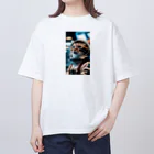 hekikiの旅立つ宇宙猫 Oversized T-Shirt