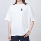 NAF(New and fashionable)のかっこいい犬のイラストグッズ Oversized T-Shirt