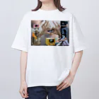 ロコモコのあらじる こんぶじめ つぶ貝 Oversized T-Shirt