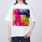 midnight art factory の夏の日、残像 オーバーサイズTシャツ