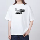 ファンシーTシャツ屋のワイルドアリゲーター Oversized T-Shirt