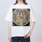 Manne.Mの治癒の神様  オーバーサイズTシャツ