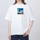 くまDAもんの【新感覚アート】 Oversized T-Shirt