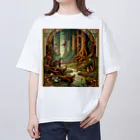 Aoyanicのccアールデコ２ オーバーサイズTシャツ