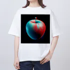 godo_dioの３D　立体視　リンゴ Oversized T-Shirt