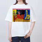 BWfamilyの夜のサバンナ Oversized T-Shirt