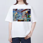 きなこもちの小屋２号店の海の中の家の鍋パーティー Oversized T-Shirt