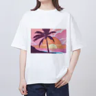 バザールアヤカリーの夕焼け Oversized T-Shirt