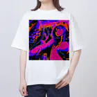 moon_takuanのキグルミ戦士キングルミンと悪魔2「Kigurumi Senshi Kingrumin and the Devil2」 Oversized T-Shirt