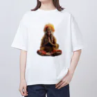 Chi3のアジアの女神の祈り オーバーサイズTシャツ