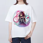 ロック堂のロックガール オーバーサイズTシャツ