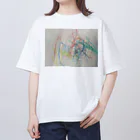 Chun-Momoriのかずくん2歳の自信作その1 Oversized T-Shirt