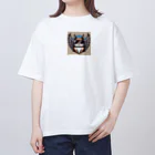 syankusunoboushi7のサングラスももんが Oversized T-Shirt