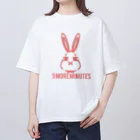 ぺんぺん草商店の微睡みバニー 03 オーバーサイズTシャツ
