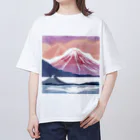 気分屋のものおき。のえも富士 Oversized T-Shirt