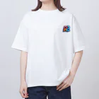 AREのカマキリくん【大人気の粗絵シリーズ】 オーバーサイズTシャツ