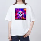 colorfulのrainbow cat オーバーサイズTシャツ