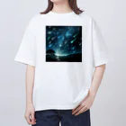 daruman77の流星群 オーバーサイズTシャツ