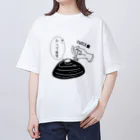 Simizimi_sizimiのしみじみしじみの中身入ってます。 Oversized T-Shirt