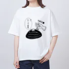 Simizimi_sizimiのしみじみしじみの中身入ってます。 オーバーサイズTシャツ