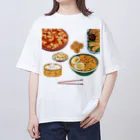 fooddesign-comの中華いろいろ オーバーサイズTシャツ