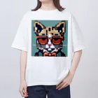 Walnut WhisperのSharp Cat オーバーサイズTシャツ