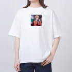 LuLu Shopの新米OLが仕事にだんだん慣れてきた様子！ Oversized T-Shirt