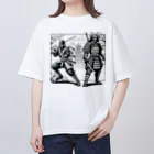 マイティのninja & samurai オーバーサイズTシャツ