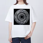 Dexsterのoptical illusion 01 オーバーサイズTシャツ