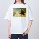 海の生き物雑貨店　うみちゅうなの海中写真　クロヘリアメフラシ オーバーサイズTシャツ