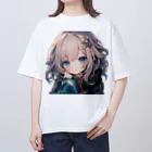 honoka_tの見つめる美少女 Oversized T-Shirt